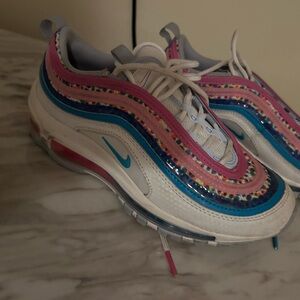 Nike Kids Sneakers - White, Pink, Blue